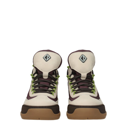 Bottes de cheville en cuir beige Christian Dior