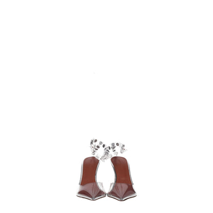 Escarpins transparents en PVC à talons hauts Amina Muaddi