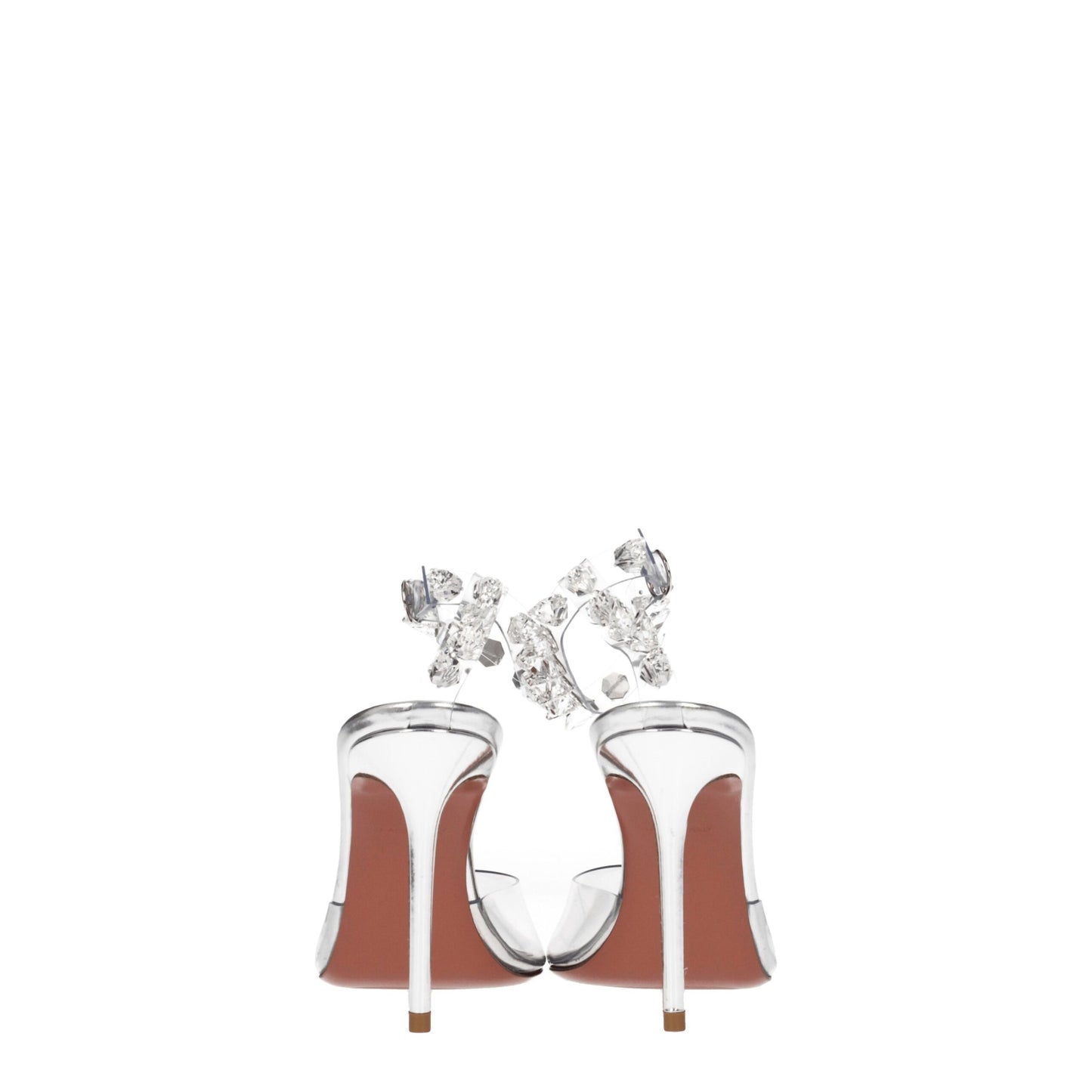 Escarpins transparents en PVC à talons hauts Amina Muaddi