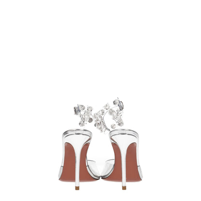 Escarpins transparents en PVC à talons hauts Amina Muaddi