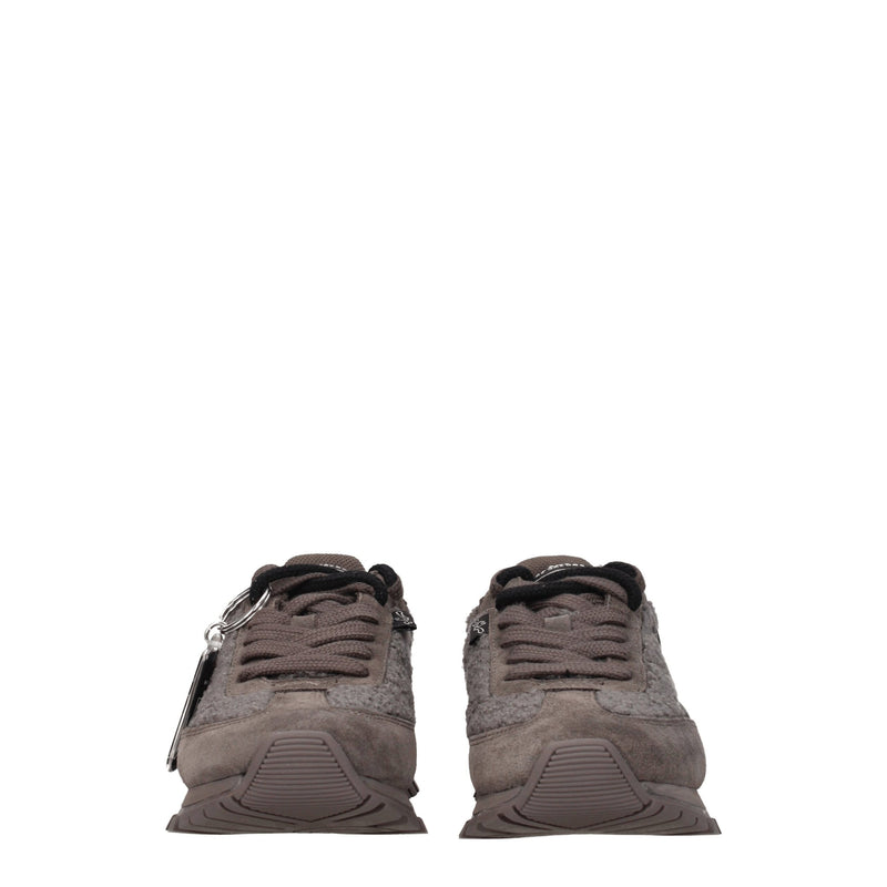 Marc Jacobs Gray Fur Chunky Sneakers - Luxe et Confort pour Femmes