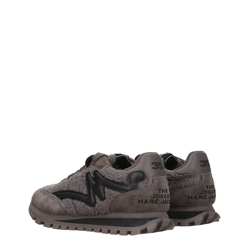 Marc Jacobs Gray Fur Chunky Sneakers - Luxe et Confort pour Femmes