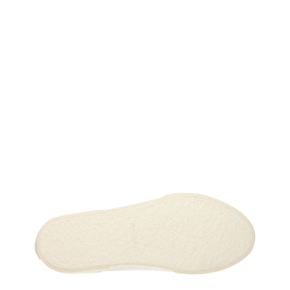 Baskets montantes en tissu beige de Jil Sander