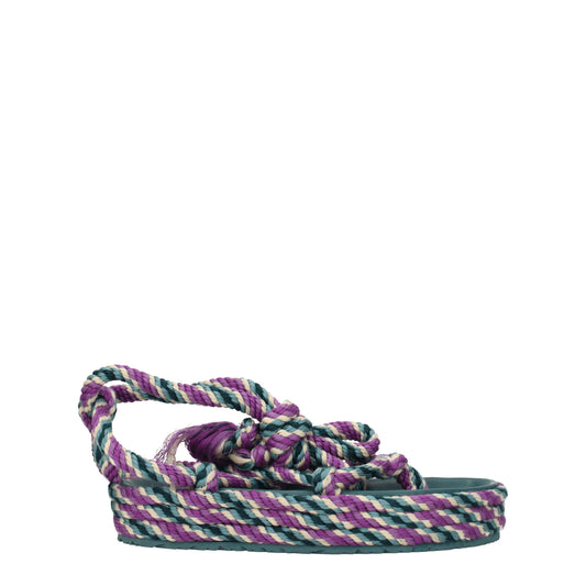 Isabel Marant platte sandalen van stof in meerdere kleuren