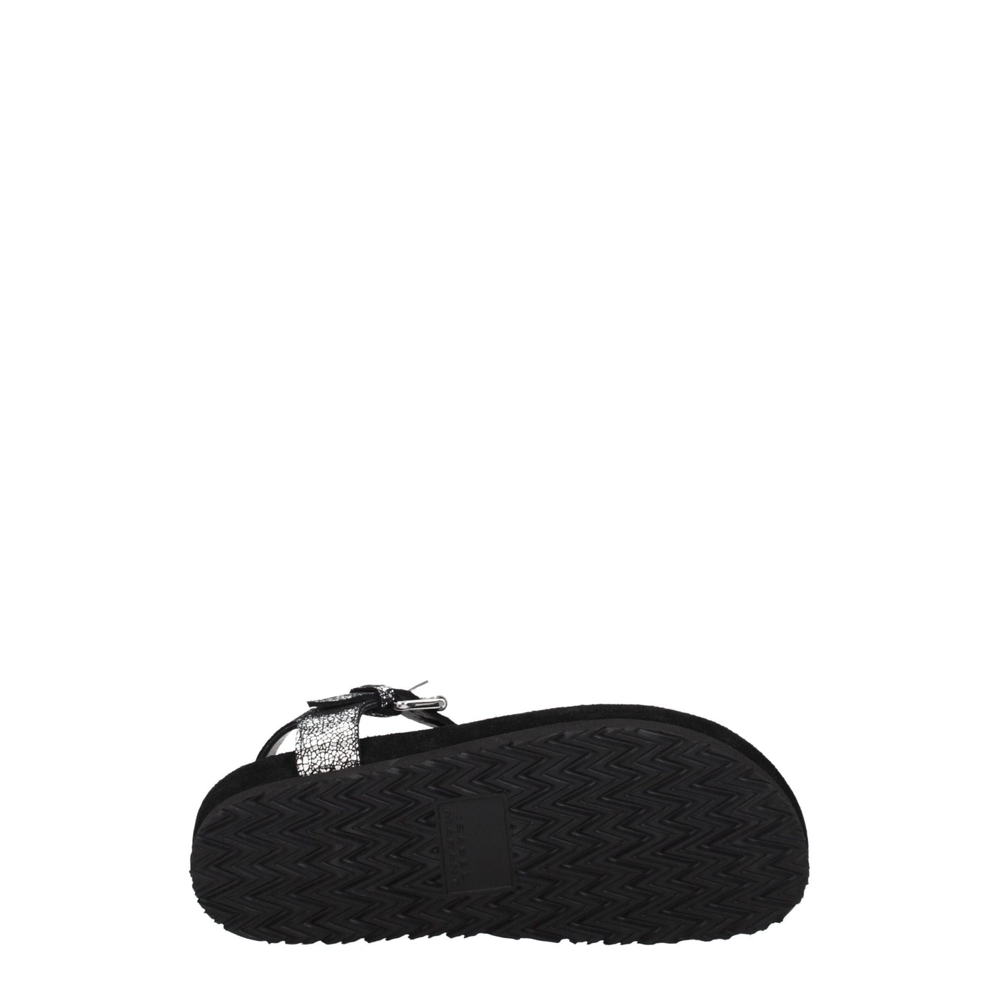 Isabel Marant Zwarte Leren Flip-Flop Sandalen