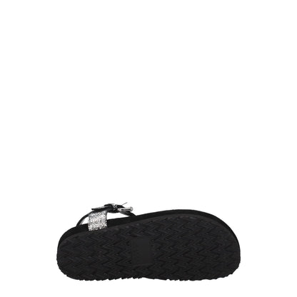 Isabel Marant Zwarte Leren Flip-Flop Sandalen