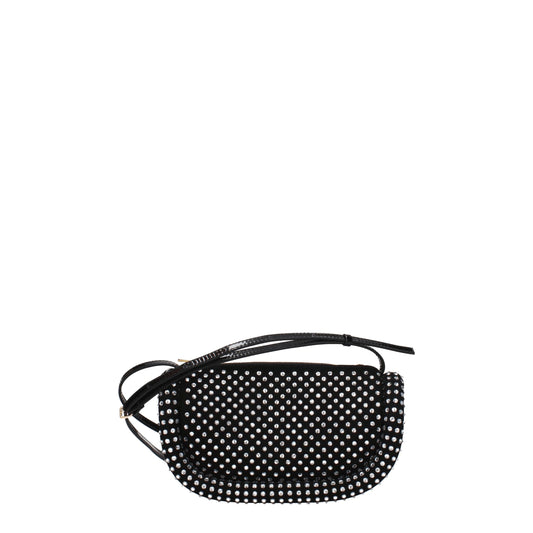 Sacs à bandoulière en cuir noir JW Anderson