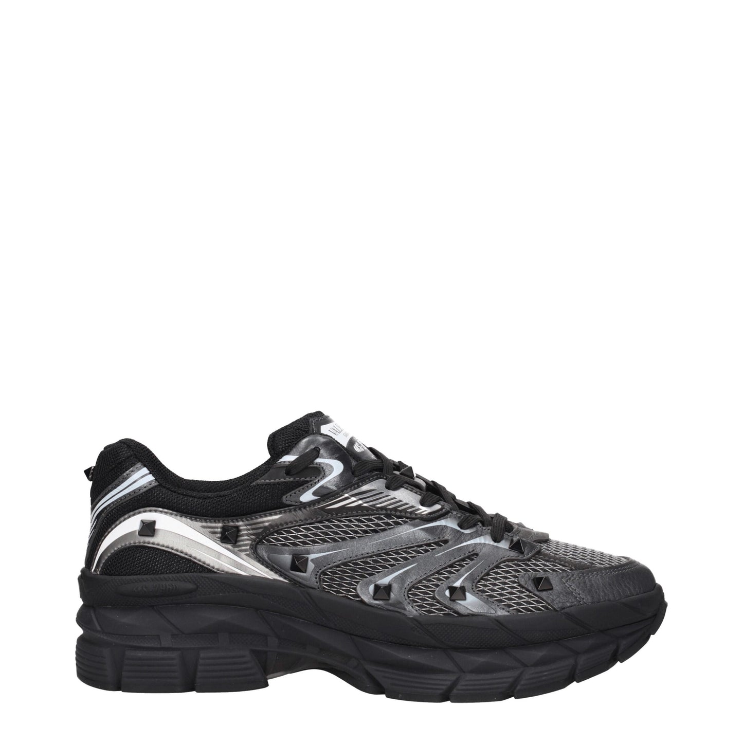 Sneakers de sport en tissu noir Valentino Garavani