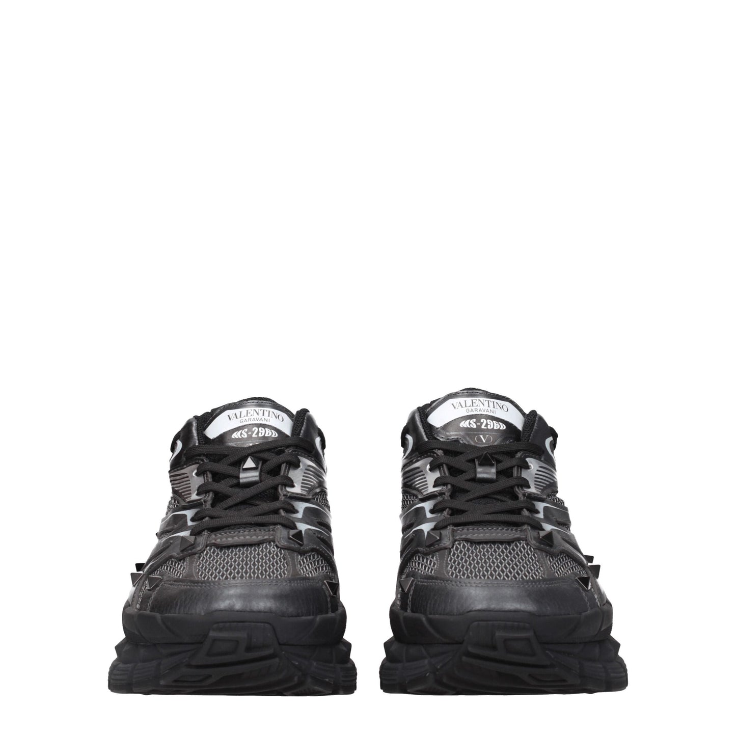 Sneakers de sport en tissu noir Valentino Garavani