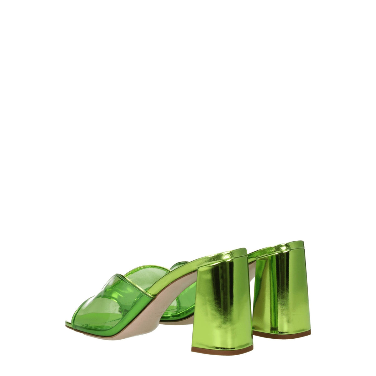 Miu Miu Green Plexiglass Platforms - Chic Open-Toe Sandals