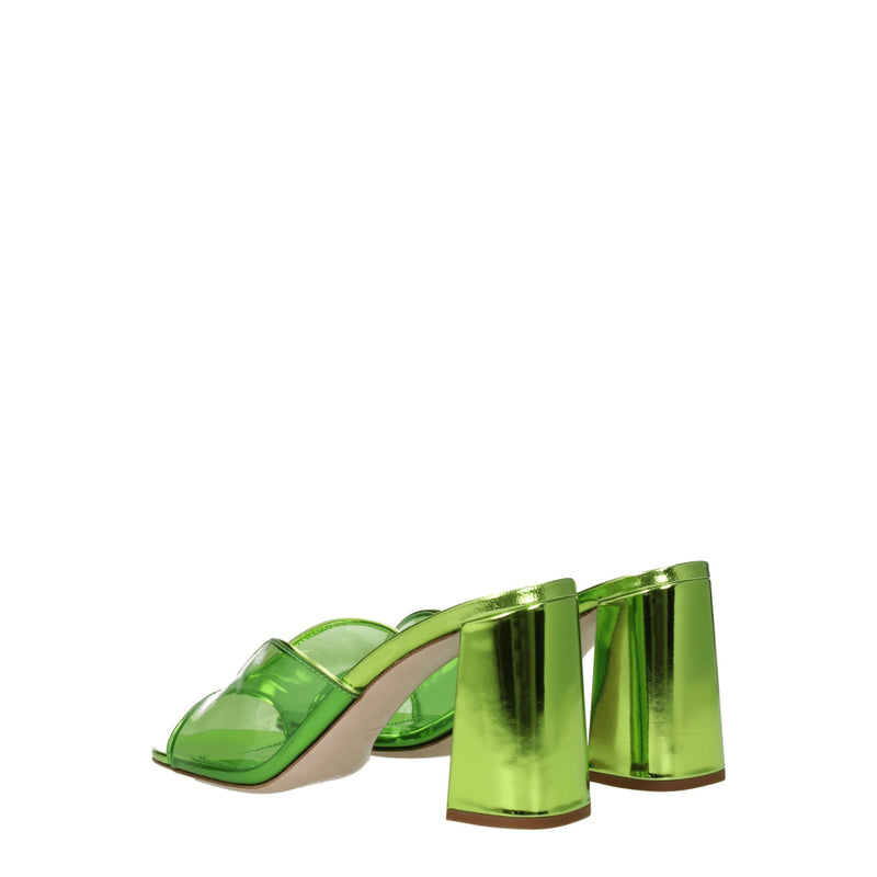Miu Miu Green Plexiglass Platforms - Chic Open-Toe Sandals