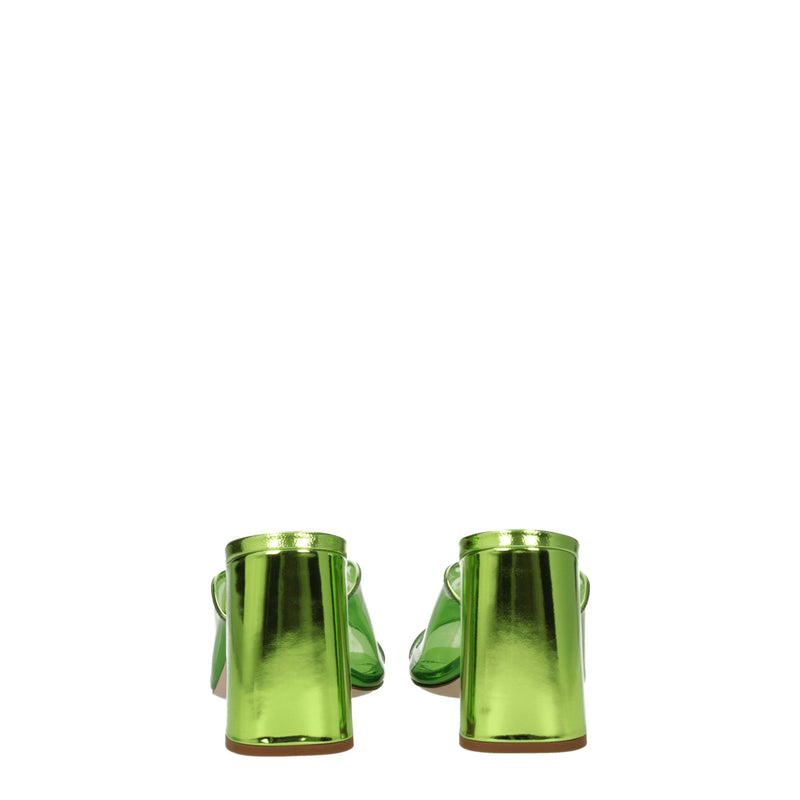 Miu Miu Green Plexiglass Platforms - Chic Open-Toe Sandals