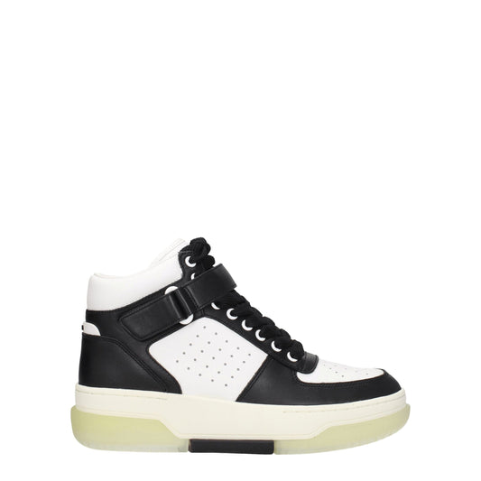 Amiri, baskets montantes en cuir noir