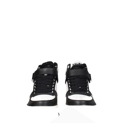 Amiri, baskets montantes en cuir noir
