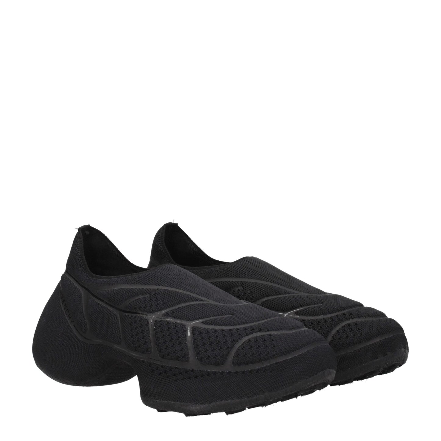 Brogues en tissu noir à enfiler de Givenchy