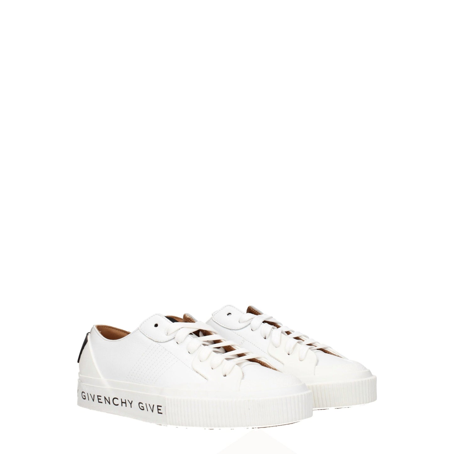 Givenchy witte leren lage sneakers