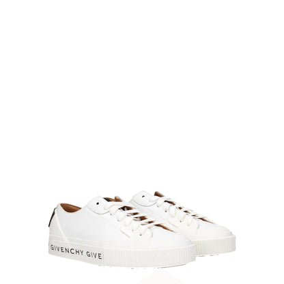 Givenchy witte leren lage sneakers