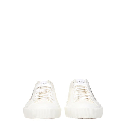 Baskets basses en tissu beige Givenchy