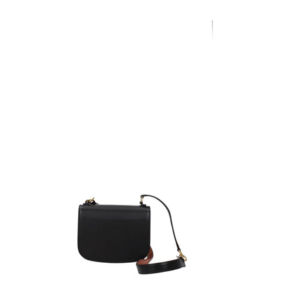 Sacs à main en cuir noir Jil Sander