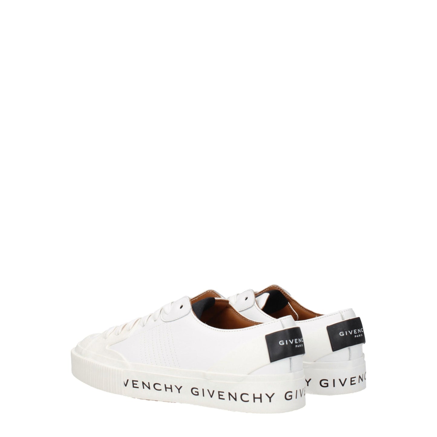 Givenchy witte leren lage sneakers