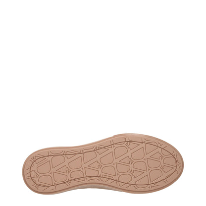 Baskets montantes en tissu rose de Valentino Garavani