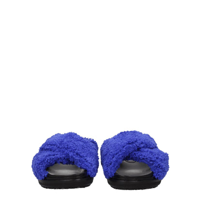 Marni slippersandalen van paarse stof