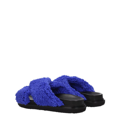 Marni slippersandalen van paarse stof