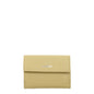 Portefeuilles en cuir jaune Jil Sander