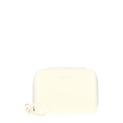 Portefeuilles en cuir beige Jil Sander