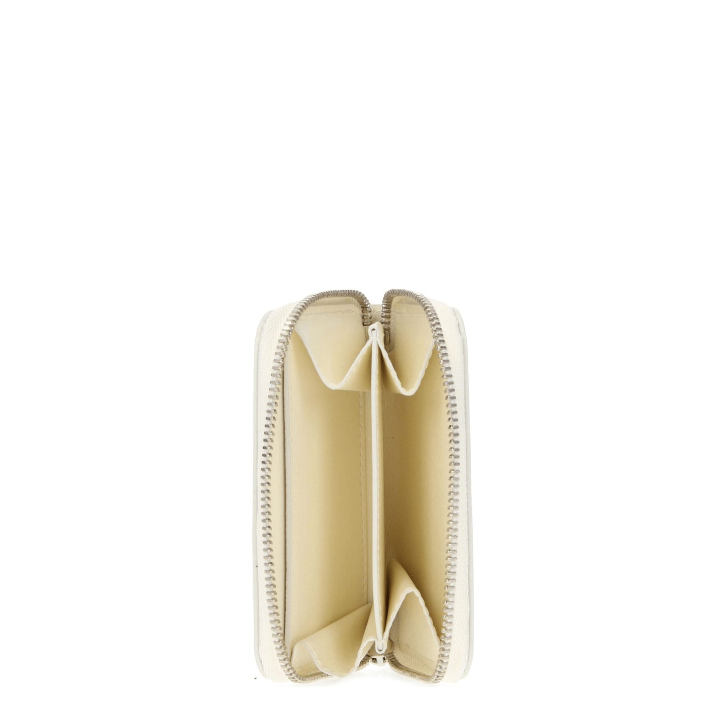 Portefeuilles en cuir beige Jil Sander