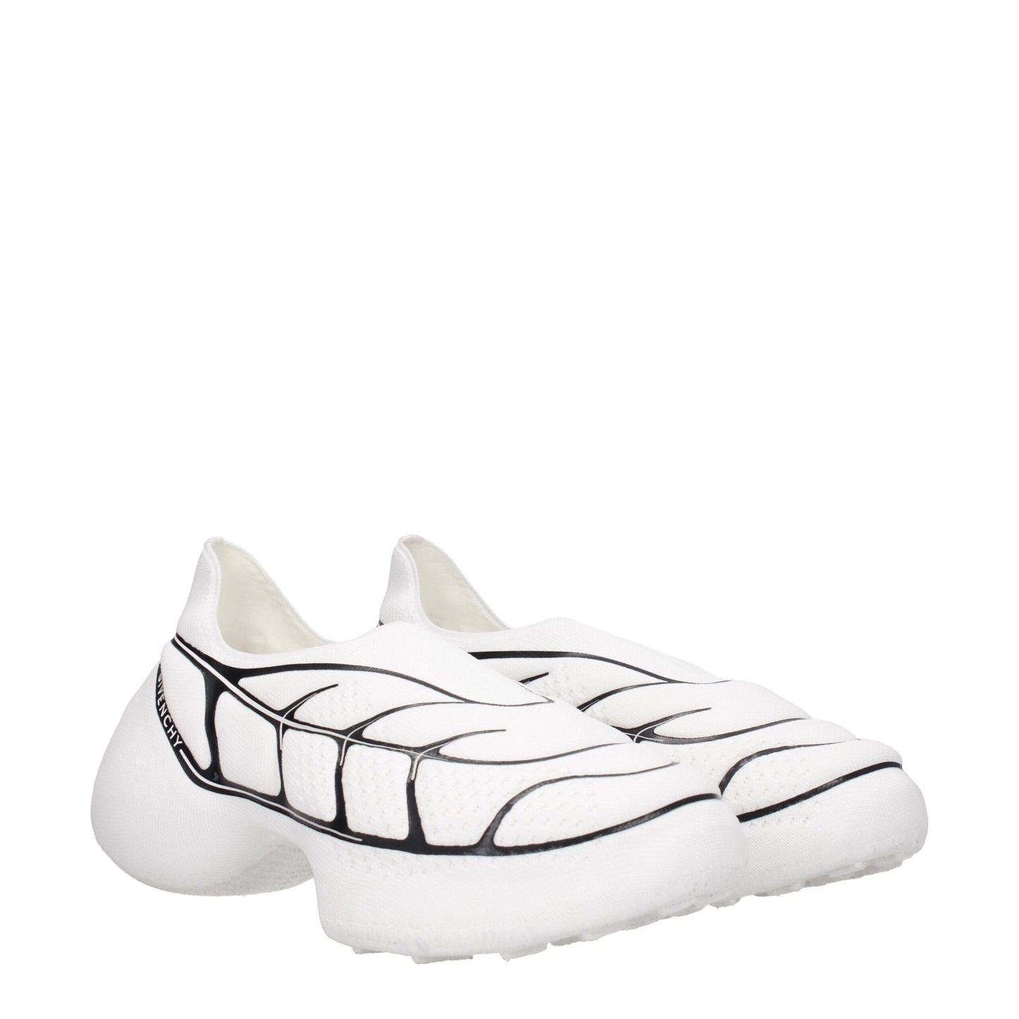 Baskets basses blanches en tissu Givenchy