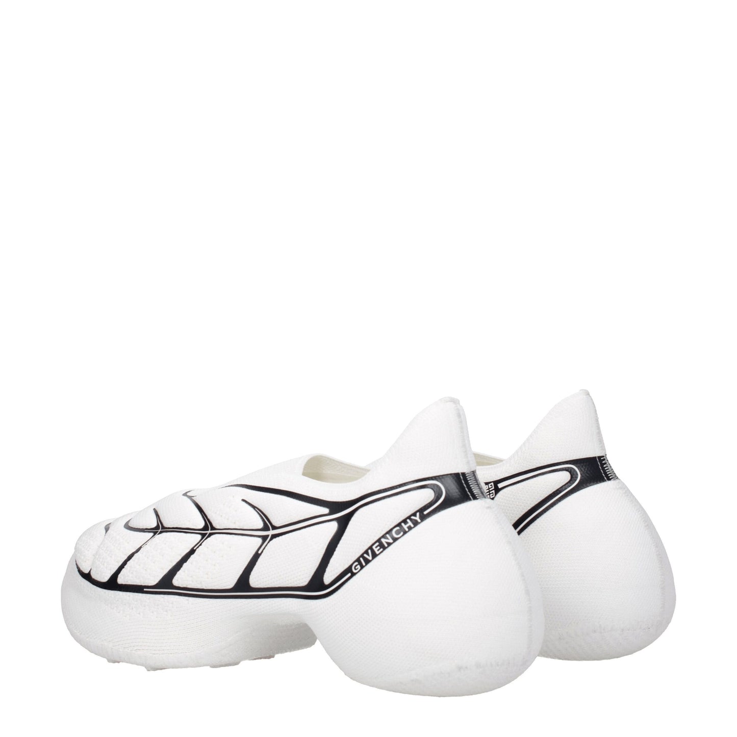 Baskets basses blanches en tissu Givenchy