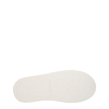Sneakers à plateforme en tissu blanc de Jil Sander