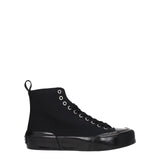 Jil Sander Black Fabric High Tops - Élégantes Sneakers pour Toutes Occasions