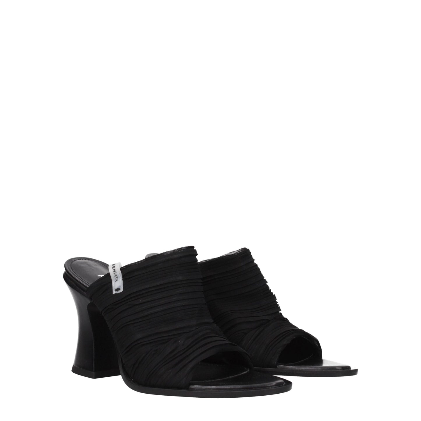 Premiata Platforms in Zwarte Stof