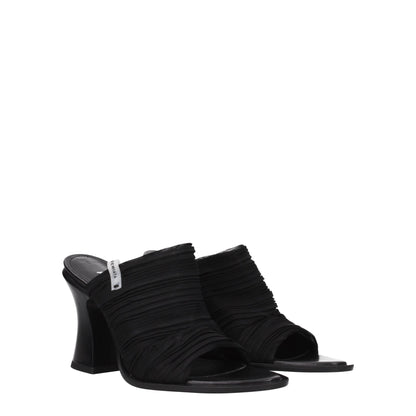 Premiata Platforms in Zwarte Stof