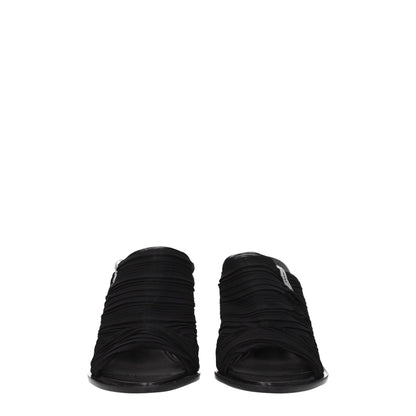 Premiata Platforms in Zwarte Stof
