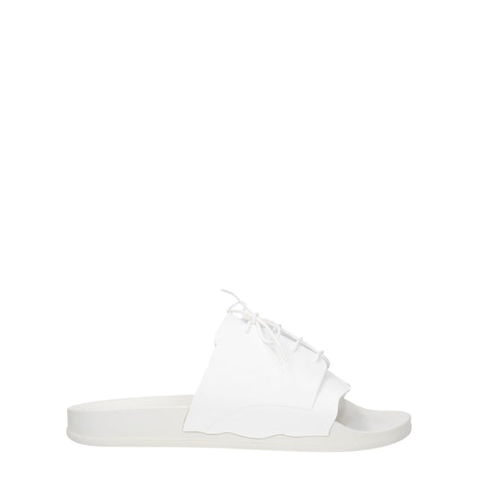 Sandales-chaussons en coton blanc de Maison Margiela