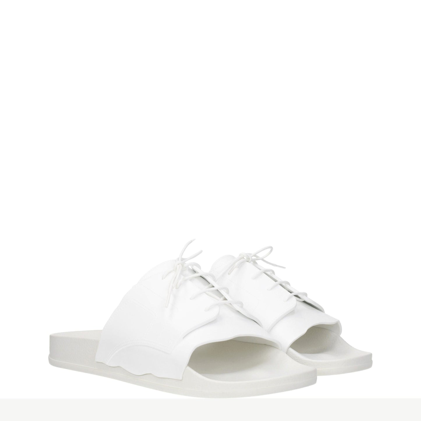 Sandales-chaussons en coton blanc de Maison Margiela