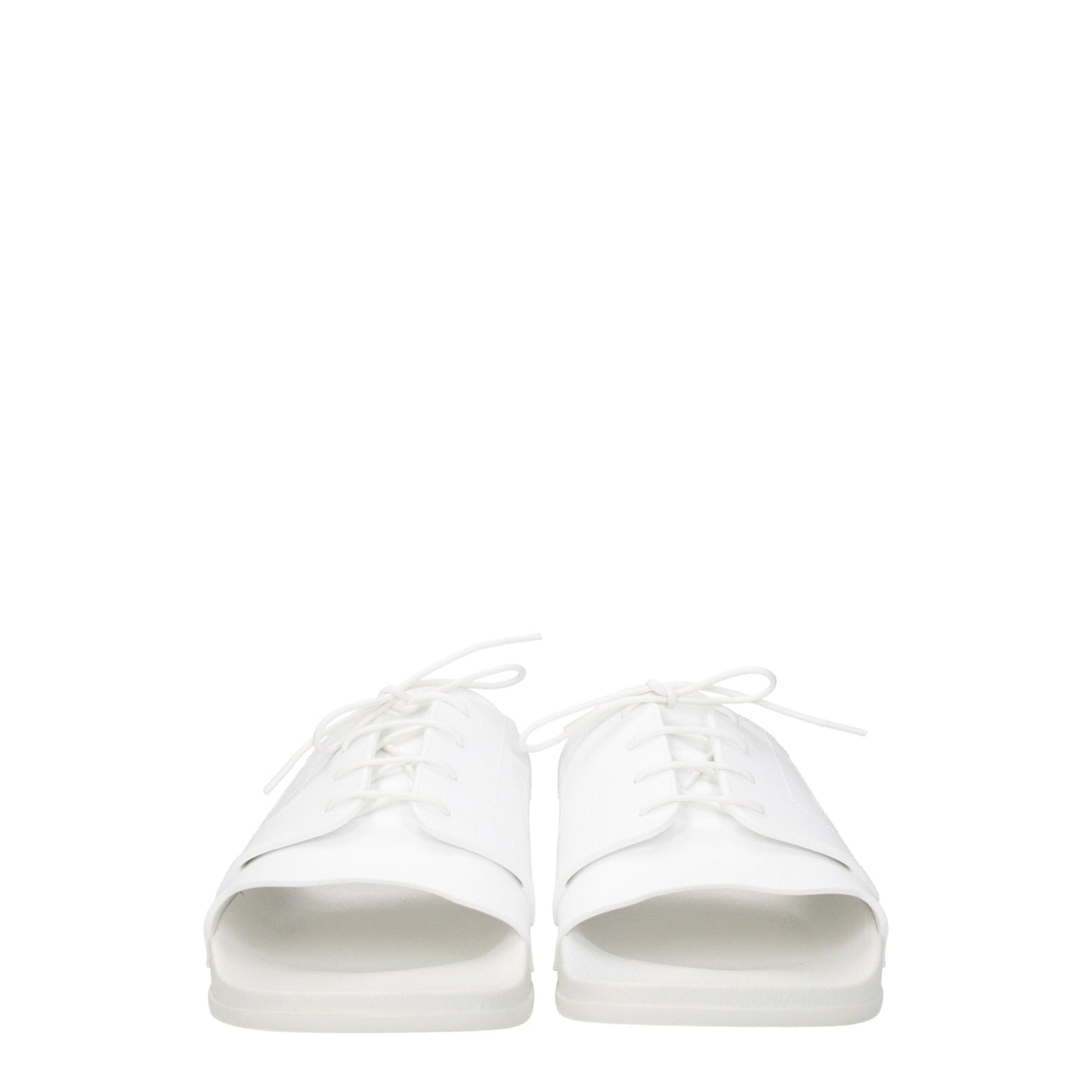 Sandales-chaussons en coton blanc de Maison Margiela