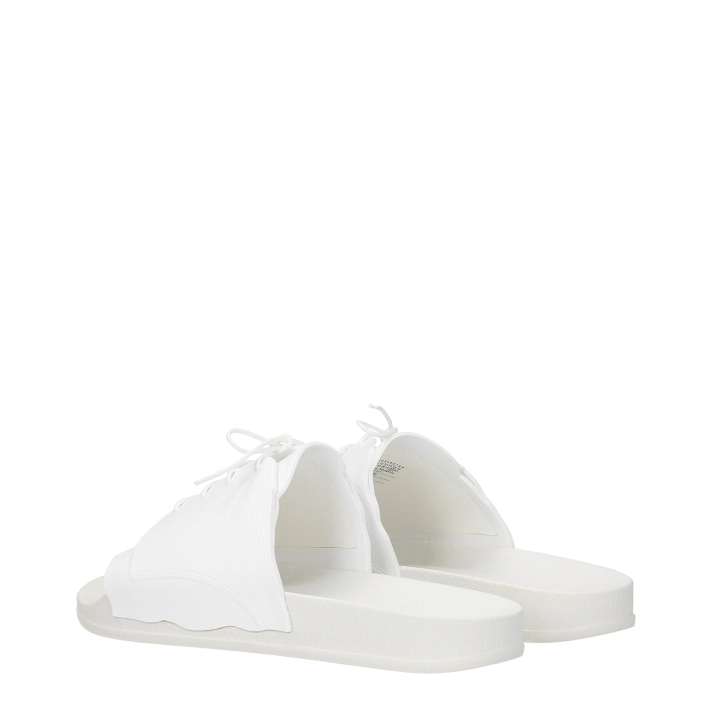 Sandales-chaussons en coton blanc de Maison Margiela