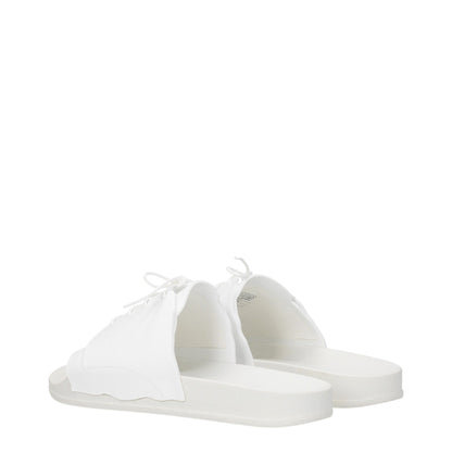 Sandales-chaussons en coton blanc de Maison Margiela