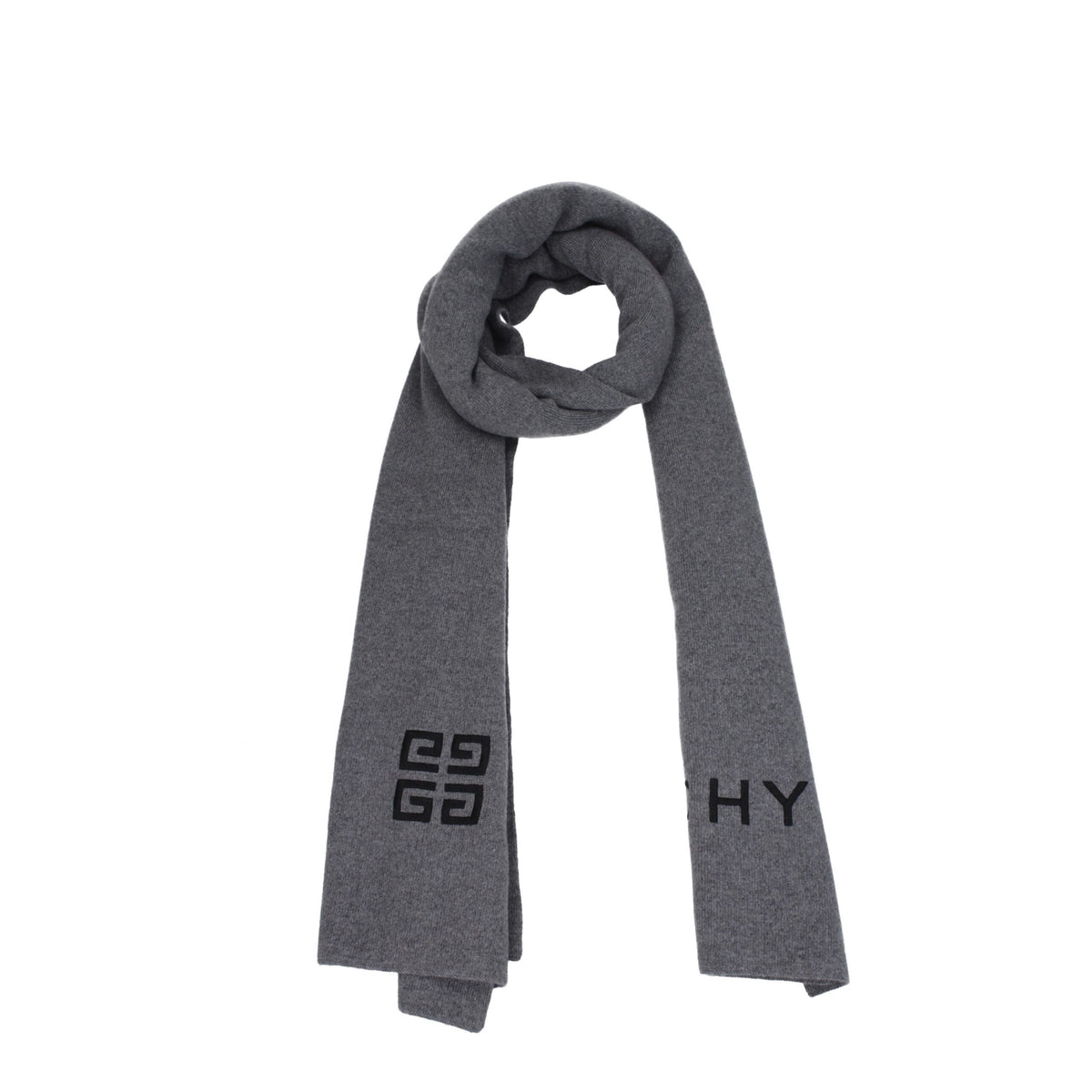 Écharpe en Laine Grise Givenchy BP007RP0H7097