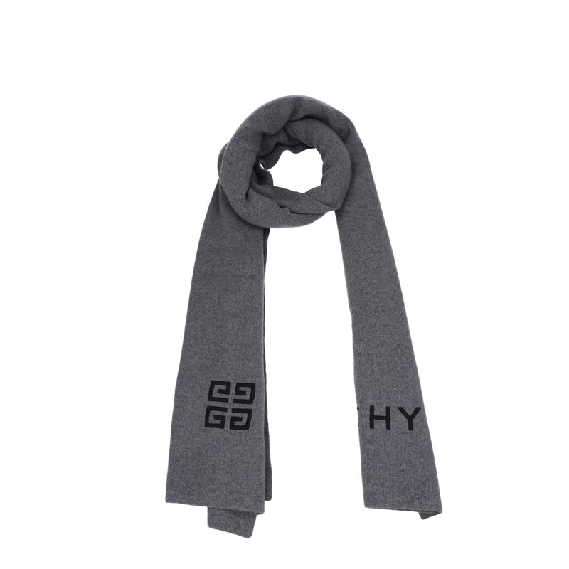 Givenchy Gray Wool Scarf - Stylish and Luxurious Accessory