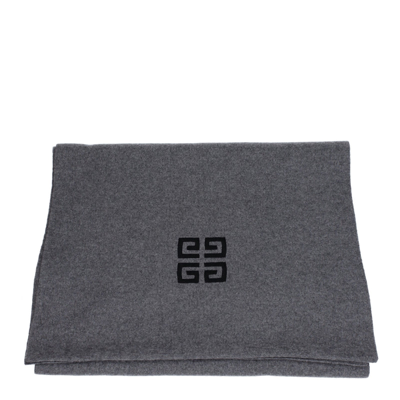 Givenchy Gray Wool Scarf - Stylish and Luxurious Accessory