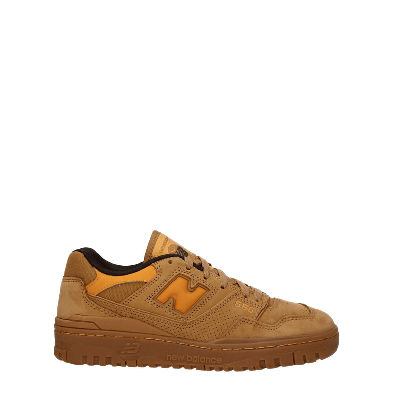 New Balance UBB550WEA Sneakers en Cuir Marron pour Hommes
