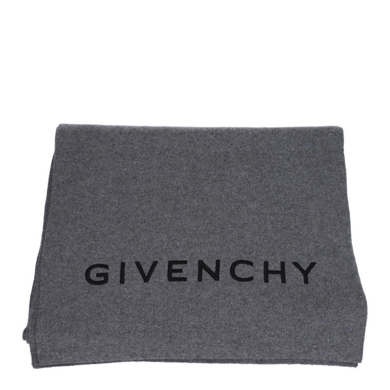 Givenchy Gray Wool Scarf - Stylish and Luxurious Accessory