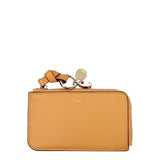 Chloé Porte-monnaie en cuir orange - Élégant et fonctionnel