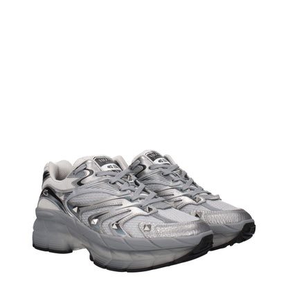 Sneakers de sport en tissu gris Valentino Garavani