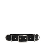 Moschino Black Leather Belt - Punk Rock Style